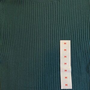 Old Navy Emerald Ribbed Sweater